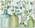 CounterArt Greenery 3mm Tempered Glass Cutting Board 15” x 12”
