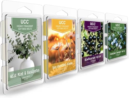 UCC Premium Wax Melts with Strong Scents, Soy Wax Cubes