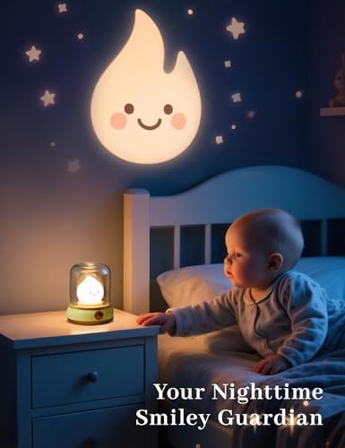 Cute Kids Night Light with White Noise, Rechargeable Sleep Timer