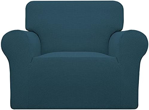 Easy-Going Stretch Oversized Chair Slipcover with Arm Washable Deep Teal