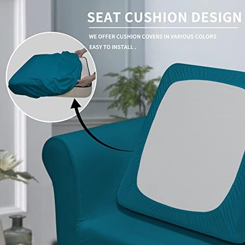 Easy-Going 2 Pieces Stretch Sofa Slipcover for Armchair Washable