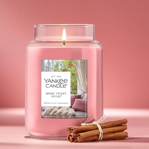 Yankee Candle Home Sweet Home Scented Candle, 22oz Large Jar, Up to 150 Hour Burn Time, Giftable (Pack of 4)