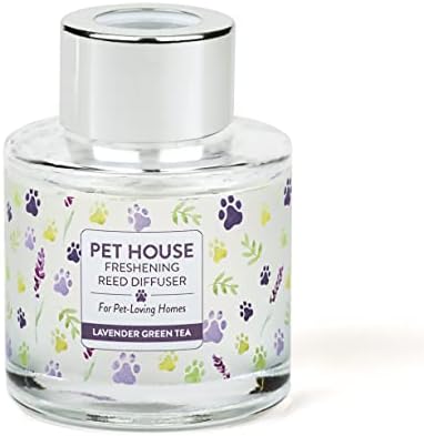 Lavender Green Tea Home Freshening Reed Diffuser Set Pet House