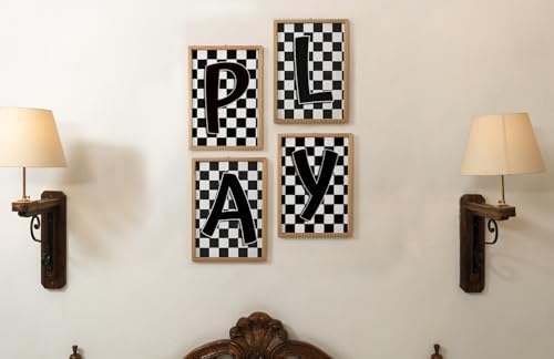 ULEGIE Boy Toddler Playroom Wall Decor, Toddler Boy Room Decor