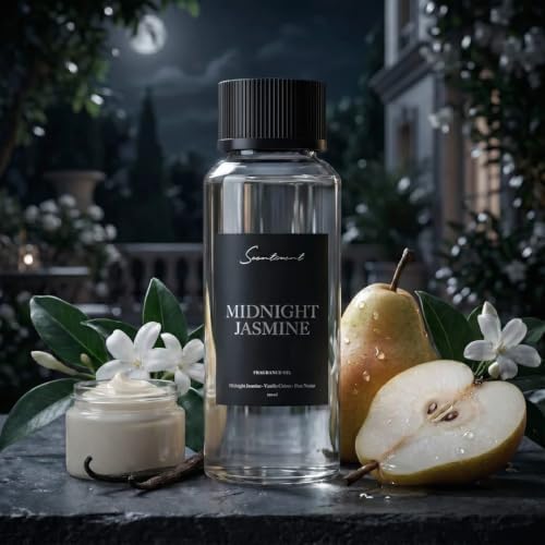 Scentiment Midnight Jasmine Diffuser Oil - Hotel Scent - 4.06 fl oz(120 mL)