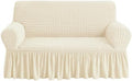 NICEEC Loveseat Covers Washable Love Seat Couch Covers Slipcover with Skirt
