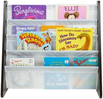 Humble Crew Kids Bookshelf, Montessori Front Facing Toddler Bookcase 4 Tier