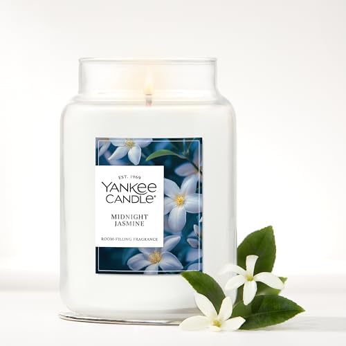 Yankee Candle Midnight Jasmine Scented Candle, 22oz Large Jar