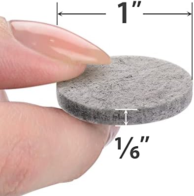 Felt Furniture Pads X-Protector - 48 PCS 1" - Premium Felt Pads (Grey)