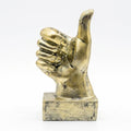 Nice purchase Hand Finger Gesture Desk Statues Fingers Sculpture Creative Home Living Room Cabinet Shelf Decoration (Thumbs-up in Gold)