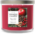 Yankee Candle Red Apple Wreath Scented Candle, 14.5oz 3-Wick