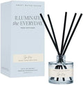Sweet Water Decor Spa Day Blue Tinted Reed Diffuser Set, Sea Salt, Jasmine, Wood and Cream Scented Diffuser for Home, Relaxing Spa Scent, Long Lasting Fragrance, Made in the USA