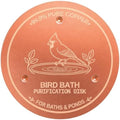 Copper Disc for Bird Bath, 99.9% Pure Copper (Cardinal)