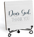 Modern Farmhouse Decor, Home Decor For Living Room, Boho Chic Aesthetic Shelf Decorations, Christian Dear God Sign, Farm House Entryway Tv Stand Fireplace Coffee Table Decoration (08)