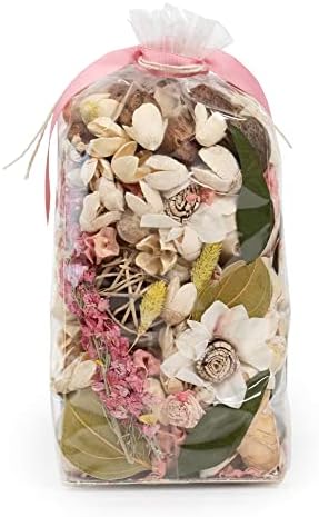 ANDALUCA Secrets of Spring Scented Potpourri | Made in California | Large 20 oz Bag + Fragrance Vial | Notes of Citron, Jasmine and Soft Woods | Floral Spring Home Fragrance