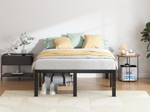Full Size Bed Frame - 18 in Sturdy Platform Bed Frame Full
