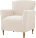CRFATOP Accent Chair Cover,Stretch Armchair Slipcover for Living Room,Beige