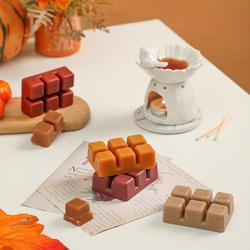 Fall Scented Wax Melts, Wax Cubes Strong Scent for Wax Warmer