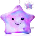 Star Pillows Light Up Stuffed Animal Soft Plushies for Boys Girls Kids Pillow Daughter Plush Children Toy Birthday Adults Valentines, Colorful Glowing Decorative Throw Pillows