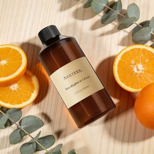 Reed Diffuser, 6.8oz Eucalyptus & Citrus Essential Oils Refill