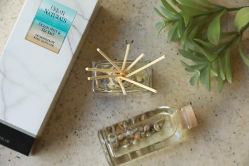 Urban Naturals Reed Diffuser Set, Ocean Mist & Sea Salt - Bathroom Décor