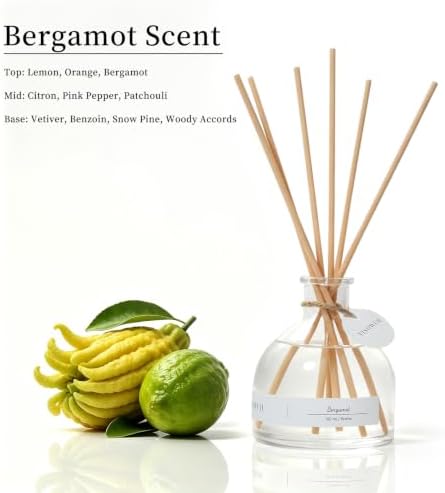 150ml Bergamot Reed Diffuser with 8pcs Diffuser Sticks