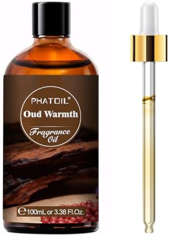 PHATOIL Oud Warmth Fragrance Oil for Diffuser Aromatherapy 3.38FL.OZ