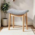 Royal Windsor Vanity Stool, 18" H Makeup Chair,Small Ottoman Stool