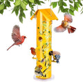 Kingsyard Metal Bird Feeders for Outdoors Hanging, Tube Bird Feeder