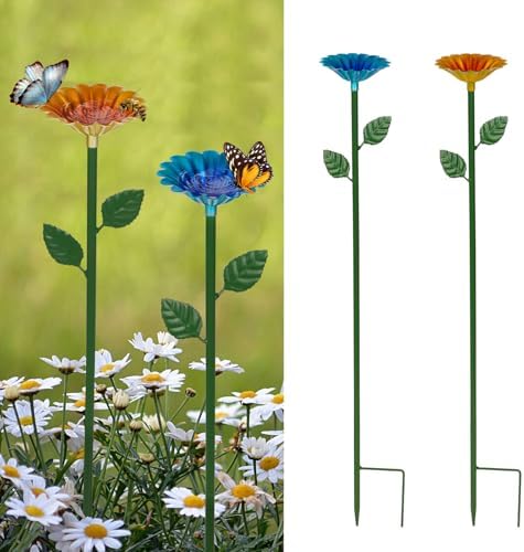 2 Pack Bee Watering Station, Bee Bath for Garden Outdoor Yard Decor