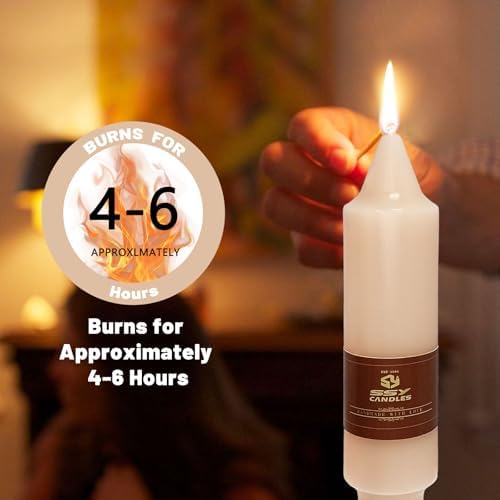 NJAO HOO Brown Short Taper Candle 5 Inch Candlesticks Unscented Dripless Gradient Colored Tapered Candle Set for Home Decor Wedding Party Dinner Candles, 4 Pack
