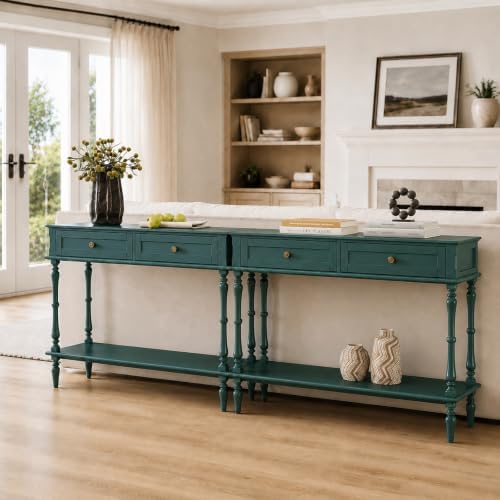 ARTPOWER Console Table for Entryway with 2 Drawer Set of 2,10 mins Assembly