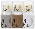 Lulu Candles | Jasmine, Oud & Sandalwood, Tobacco Spice & Vanilla, Blood Orange & Grapefruit | Luxury Scented Soy Jar Candle | Hand Poured in The USA | Highly Scented (Gift Set 3 PC - 2.7 Oz Votives)