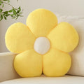 Zlgkjk Flower Pillows, Decorative Throw Pillow with Soft Plush for Couch Bed, Cute Daisy Pillow Cushion Home Decor Floral Throw Pillow (Yellow, 19.6 Inches)