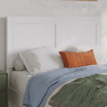 AFI, Canyon Full Solid Wood Rustic Farmhouse Headboard, White