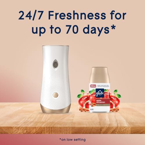 Glade Automatic Spray Air Freshener Refill, Apple Cinnamon, 2 Count