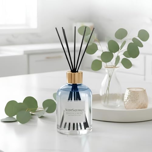 ScentSationals Eucalyptus & Sea Salt Water-Based Reed Diffuser - 5 FL OZ