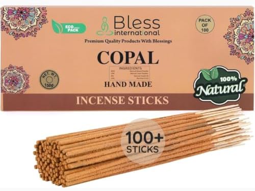 Bless-Organic-Copal 100%-Natural-Handmade-Incense-Sticks