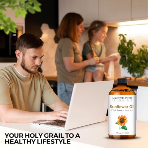 Majestic Pure Sunflower Essential Oil for Diffuser - 4 Fl Oz