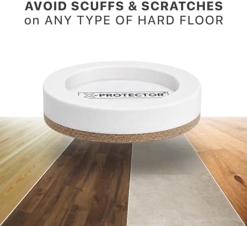 Felt Furniture Sliders for Hardwood Floors X-PROTECTOR 8 PCS 3 ½”