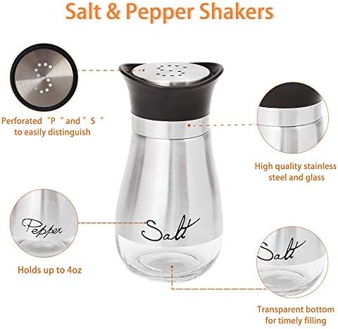 Lonffery Salt and Pepper Shakers Set