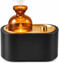 Waterless Essential Oil Diffuser, Rechargeable Cordless with Warm Light