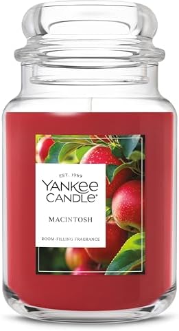 Yankee Candle Macintosh Scented Candle, 22oz Large Jar