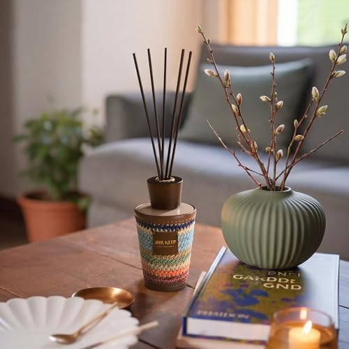 Airkeep Reed Diffuser for Home, Moroccan Amber, 5.1 fl oz (150 ml)