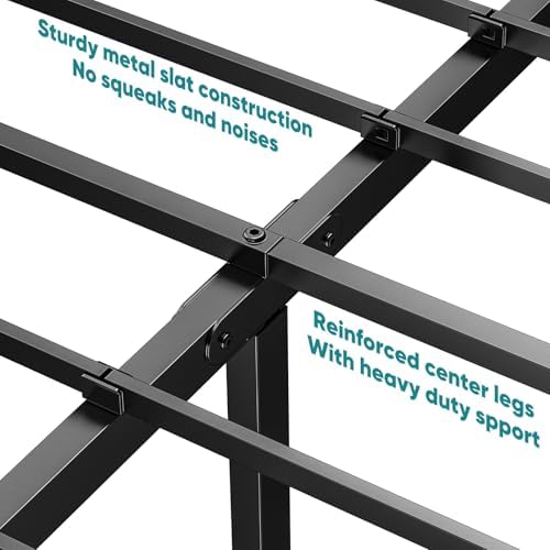 DUMOS Queen Bed Frames, 16 Inch Height Metal Platform Bed Frame