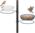 LemonRoad 2 Pack Mesh and Plastic Tray Seed Trays for 1" Bird Feeder Poles