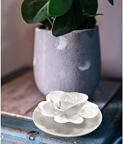 Passive Oil Diffuser for Essential Oil-Non-Electric Porcelain Aromatherapy Diffusers for Small Mini Room, Desk Decorative, Bathroom