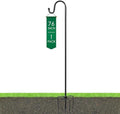 Ottsuls Shepherd Hooks with 5 Prongs Base for Outdoor - 76 Inch Adjustable Bird Feeder Pole for Outside Hanging, Garden, Hummingbird Feeder, Plant Baskets, Solar Light Lanterns, Wedding Decor (1 Pack)