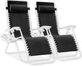 Best Choice Products Zero Gravity Chair Recliner, Black/White