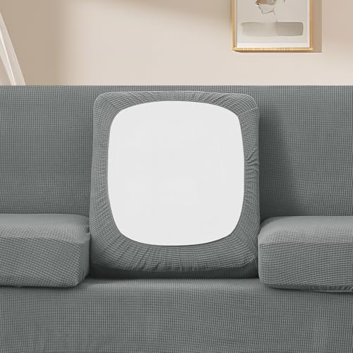 U-NICE HOME 4 Pieces Stretch Couch Cover Sofa Slipcover, Grey
